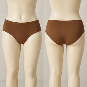Maurices Size 1x Seamless Hipster Panties Chocolate Brown